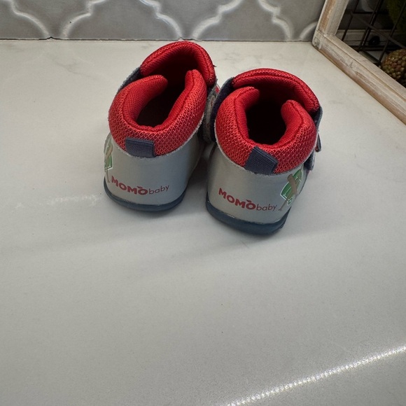 Toddler boy rubber sole shoes size 4 1/2 - Picture 4 of 6